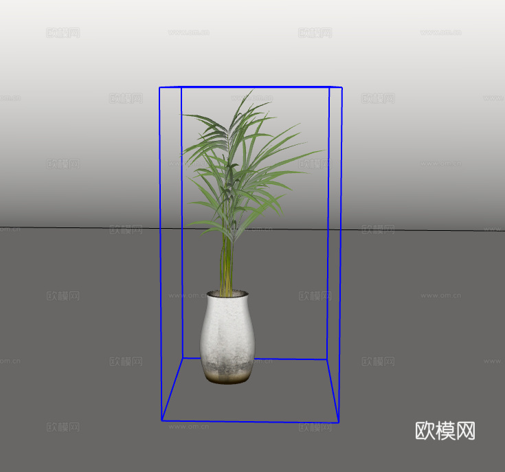 绿植盆栽su模型