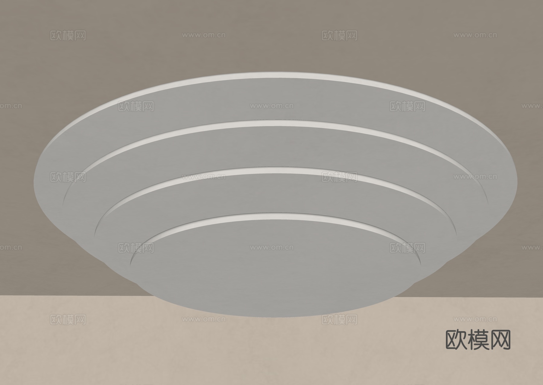 现代吸顶灯 圆形吸顶灯 装饰灯 创意吊灯 圆形灯 客厅灯 卧su模型