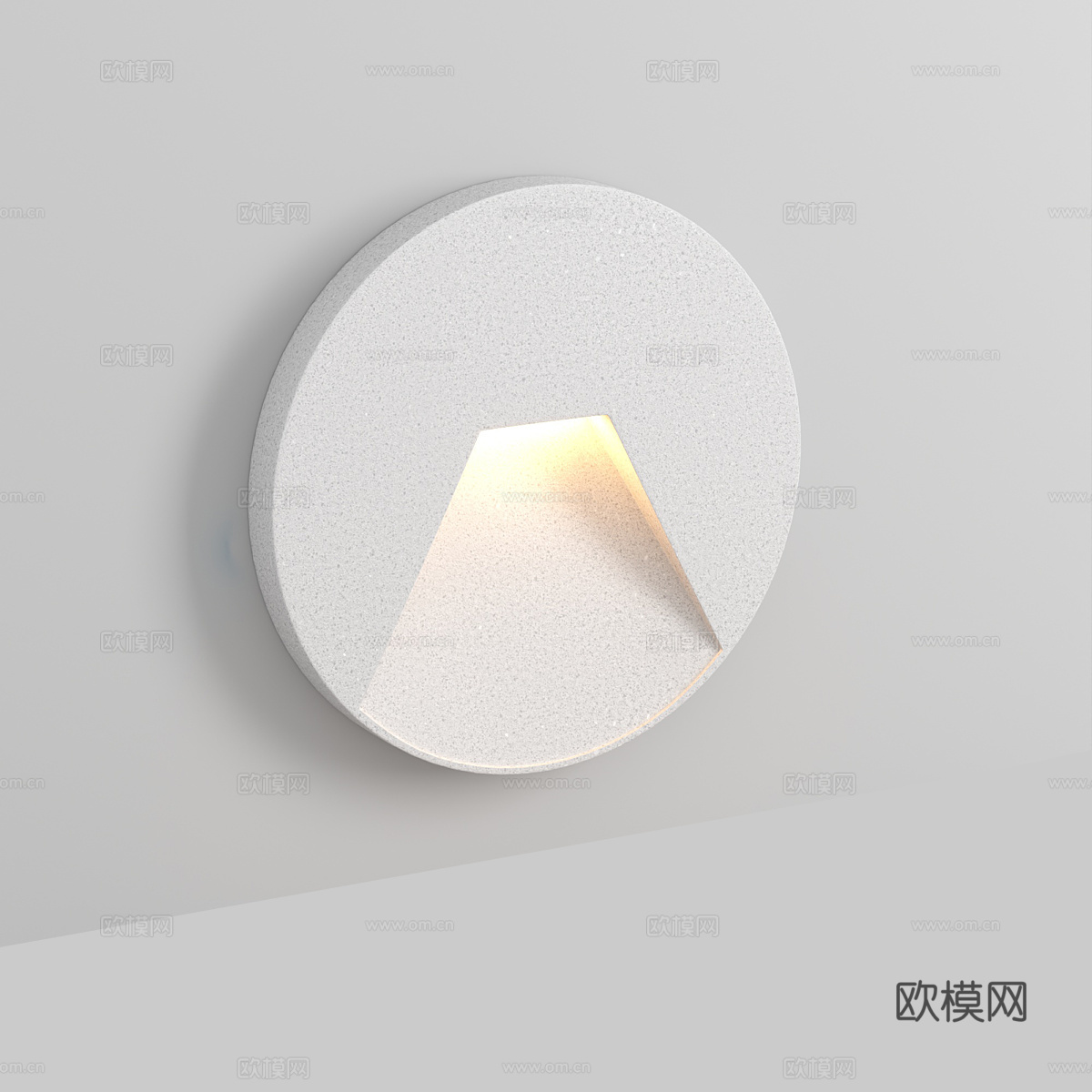 现代简约壁灯 壁灯 简约壁灯 装饰壁灯 灯  圆形壁灯3d模型下载