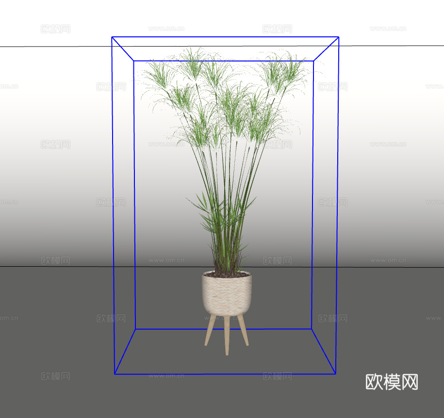 绿植盆栽su模型