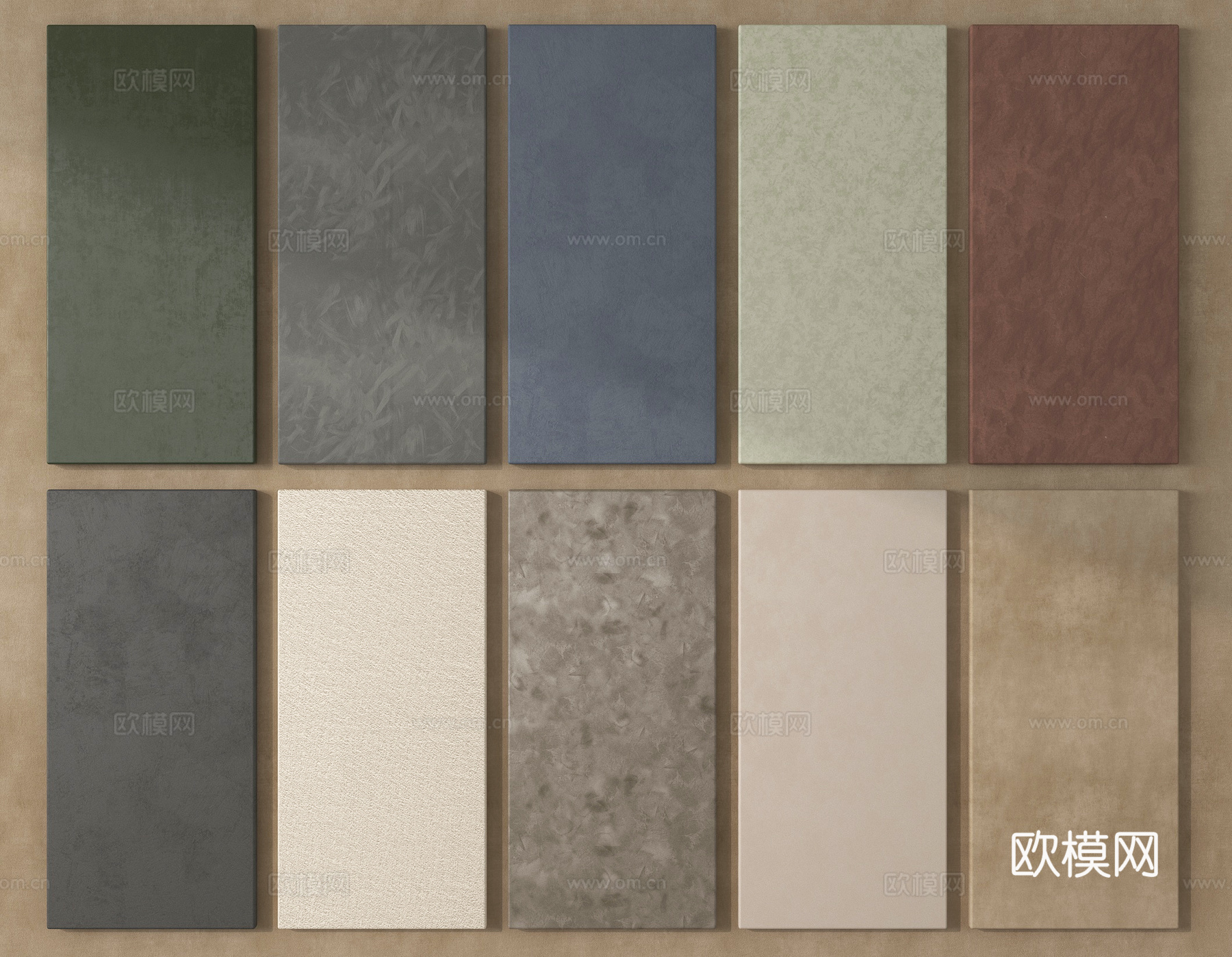 现代涂料 艺术漆 肌理漆 真石漆 微水泥su模型