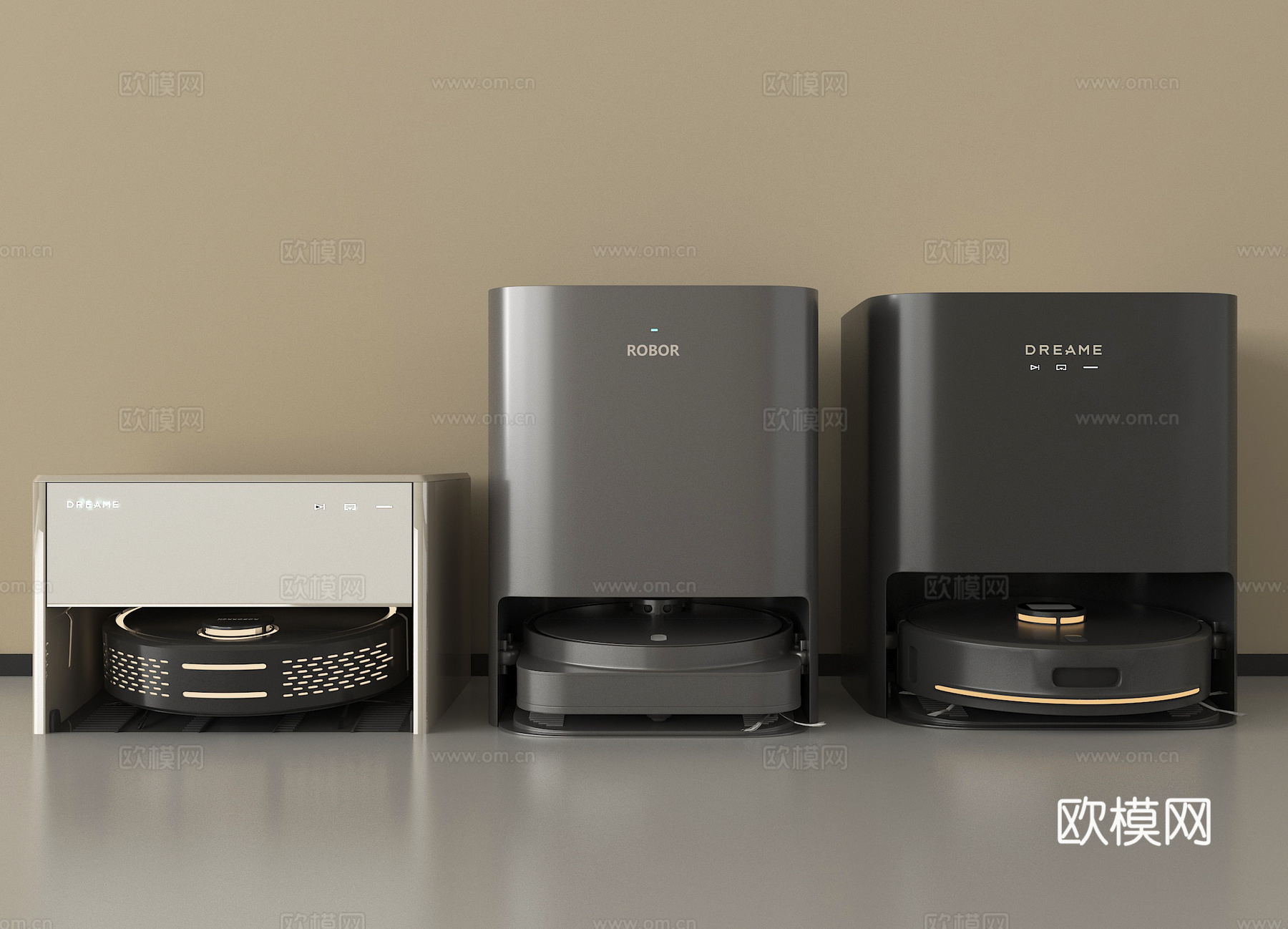 现代扫地机器人su模型