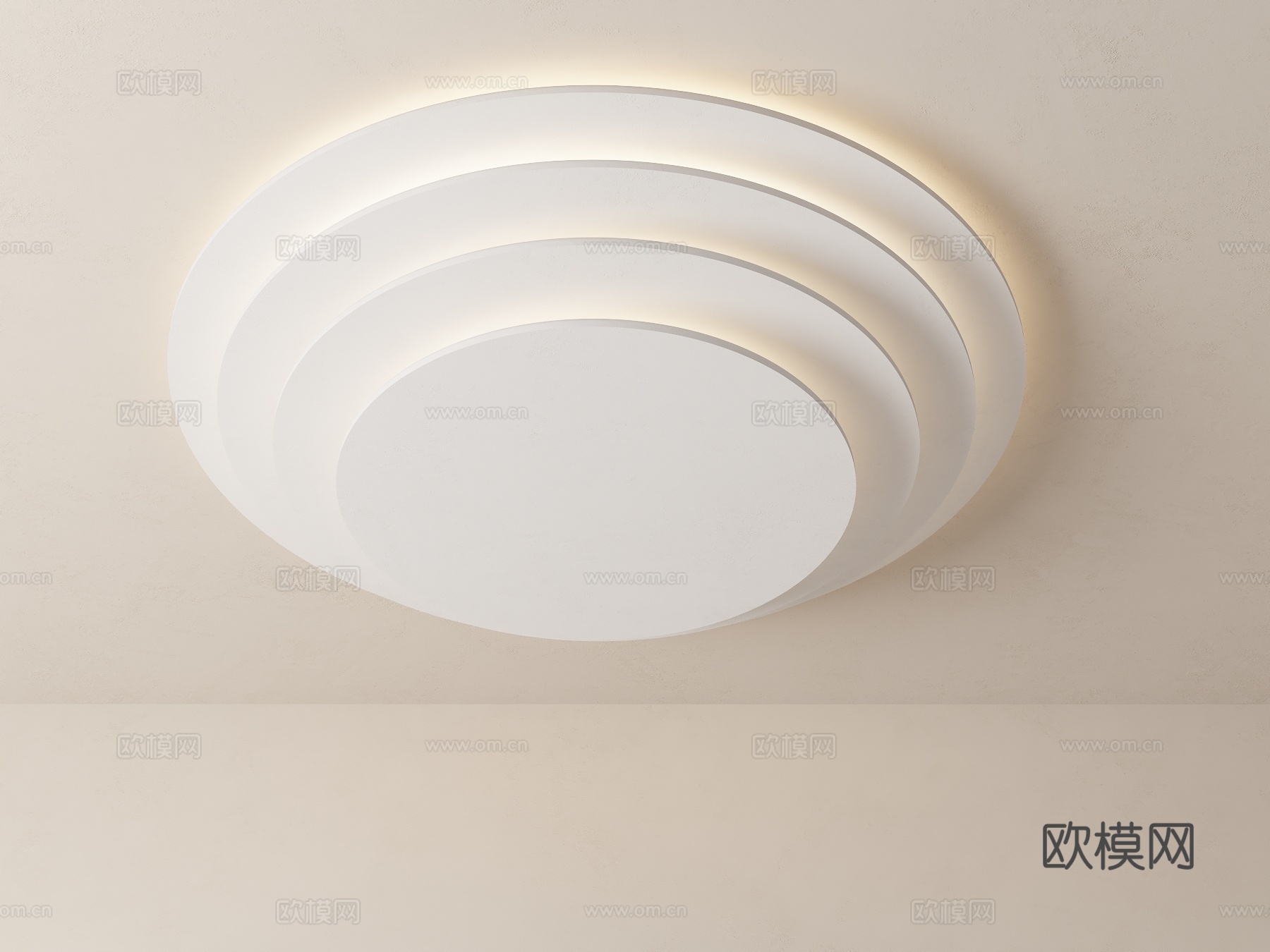 现代吸顶灯 圆形吸顶灯 装饰灯 创意吊灯 圆形灯 客厅灯 卧su模型