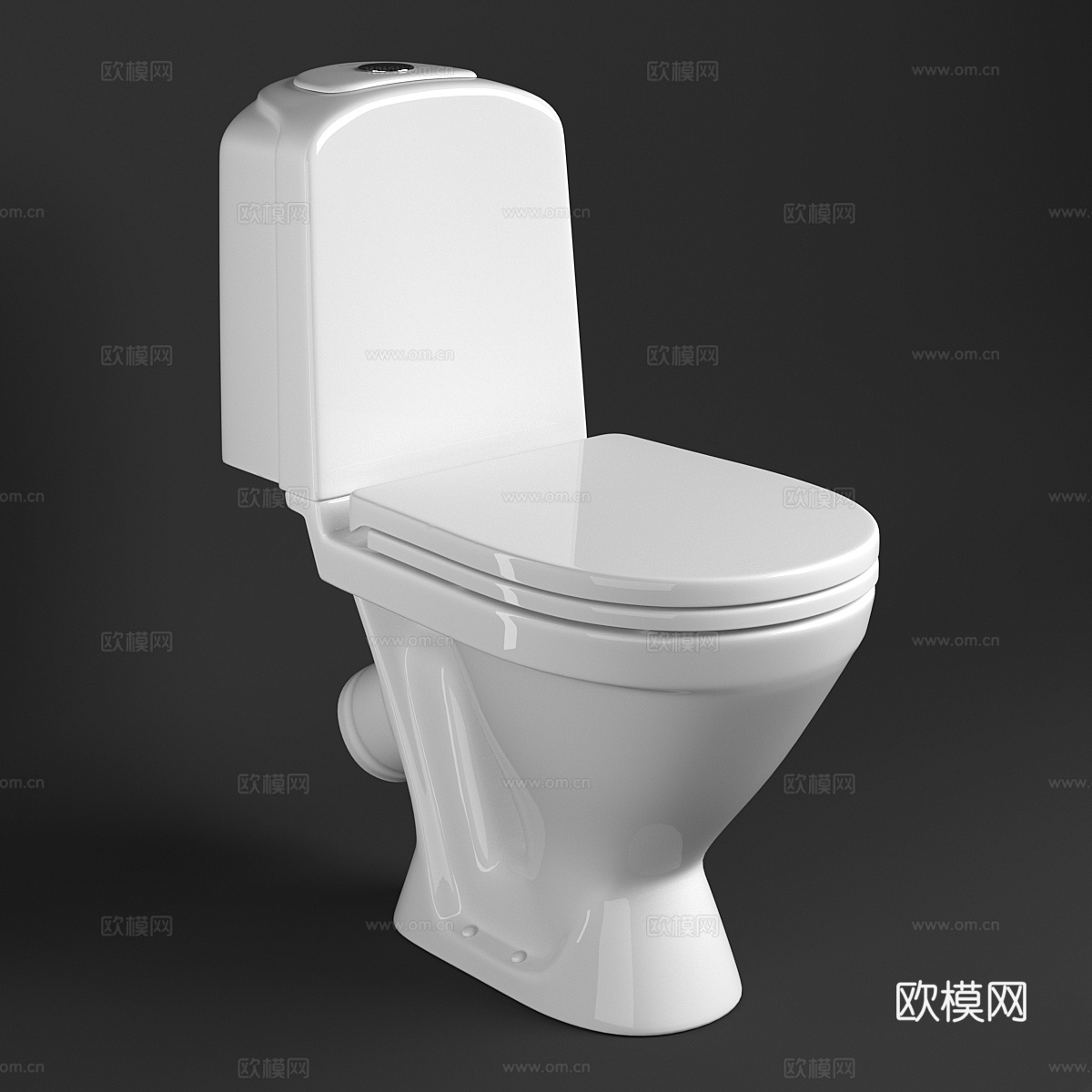 Sanita Luxe Classic DM马桶3d模型下载