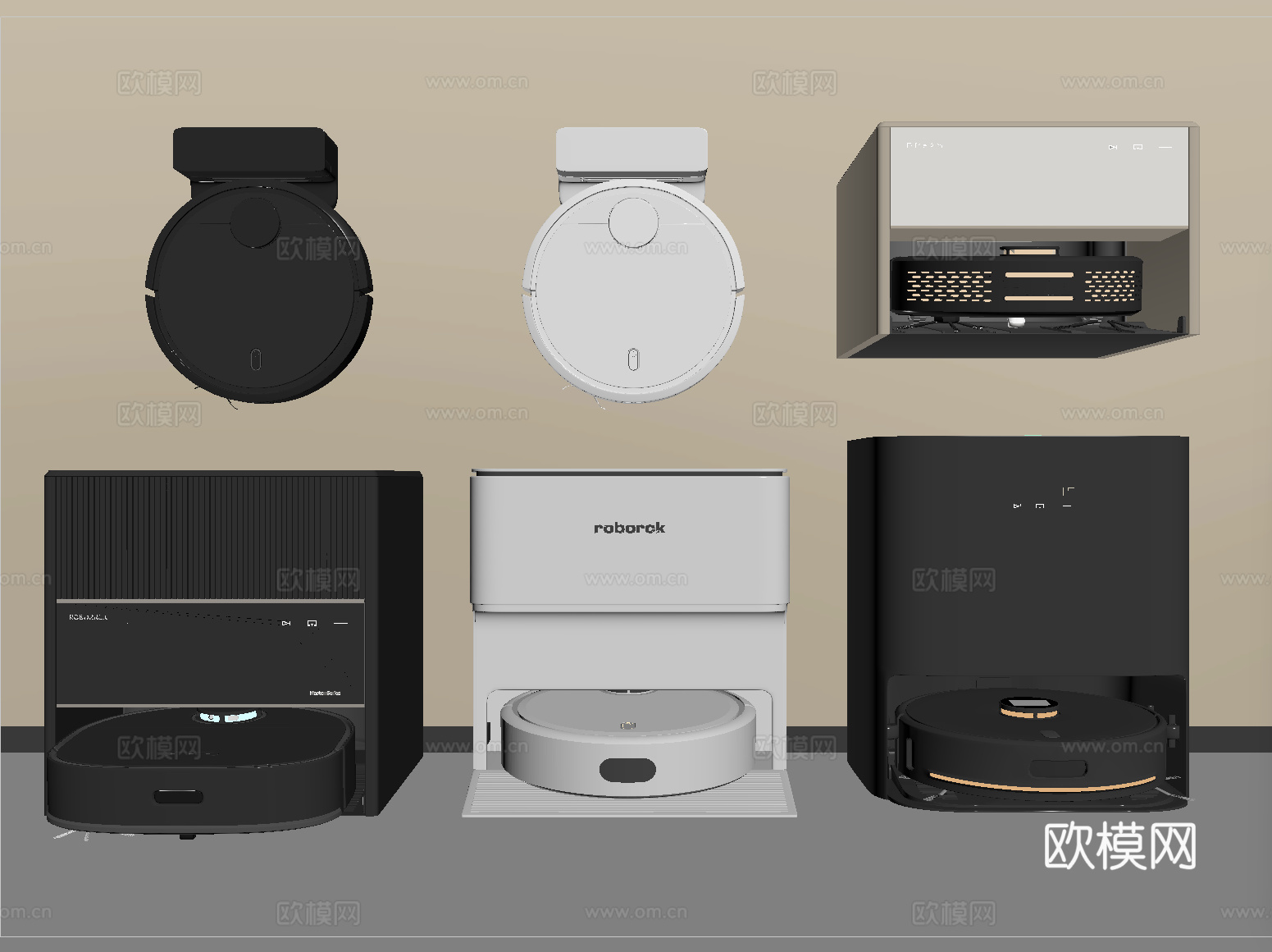 现代扫地机器人su模型