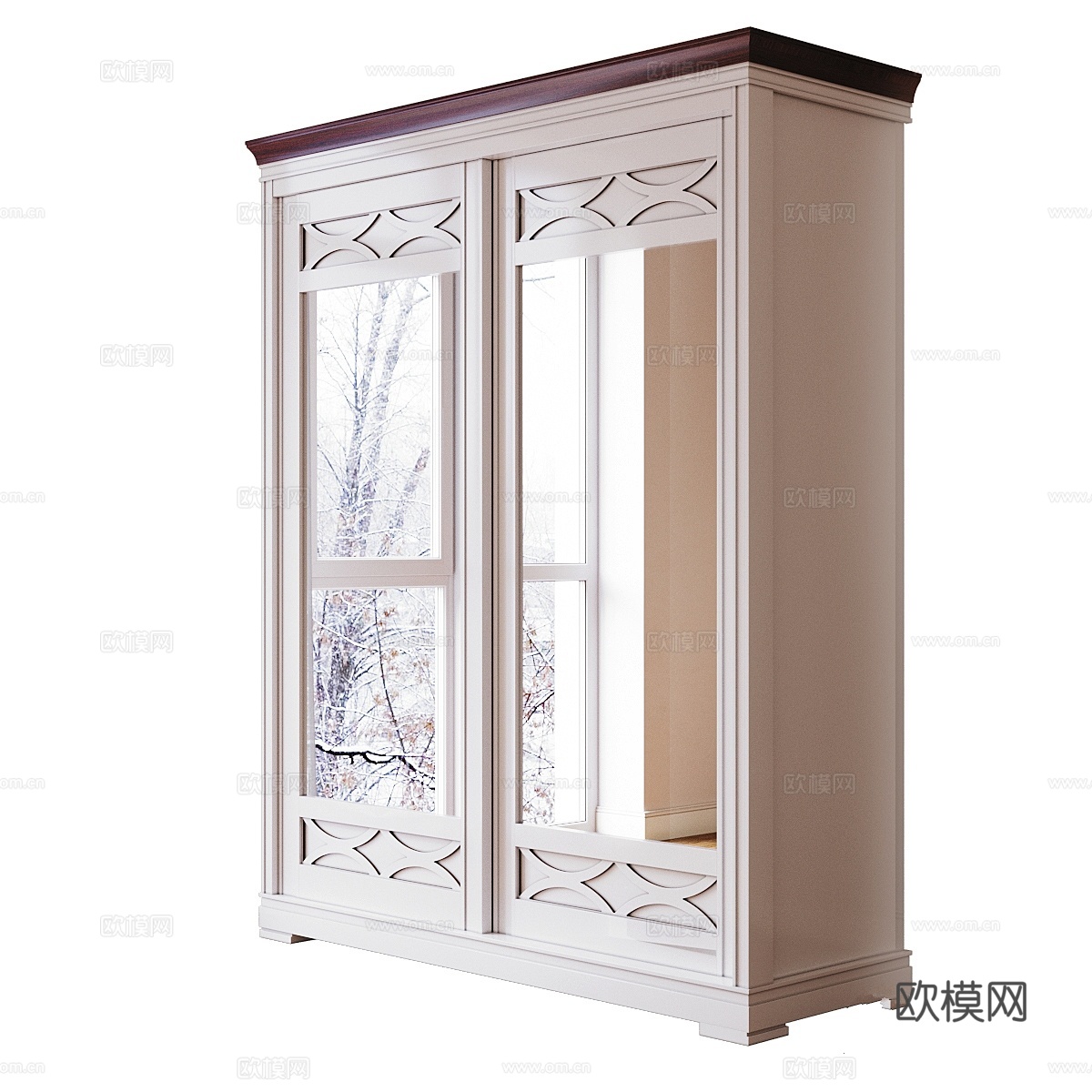 BUCZYNSKI 推拉衣柜。CAPRISE 系列3d模型下载