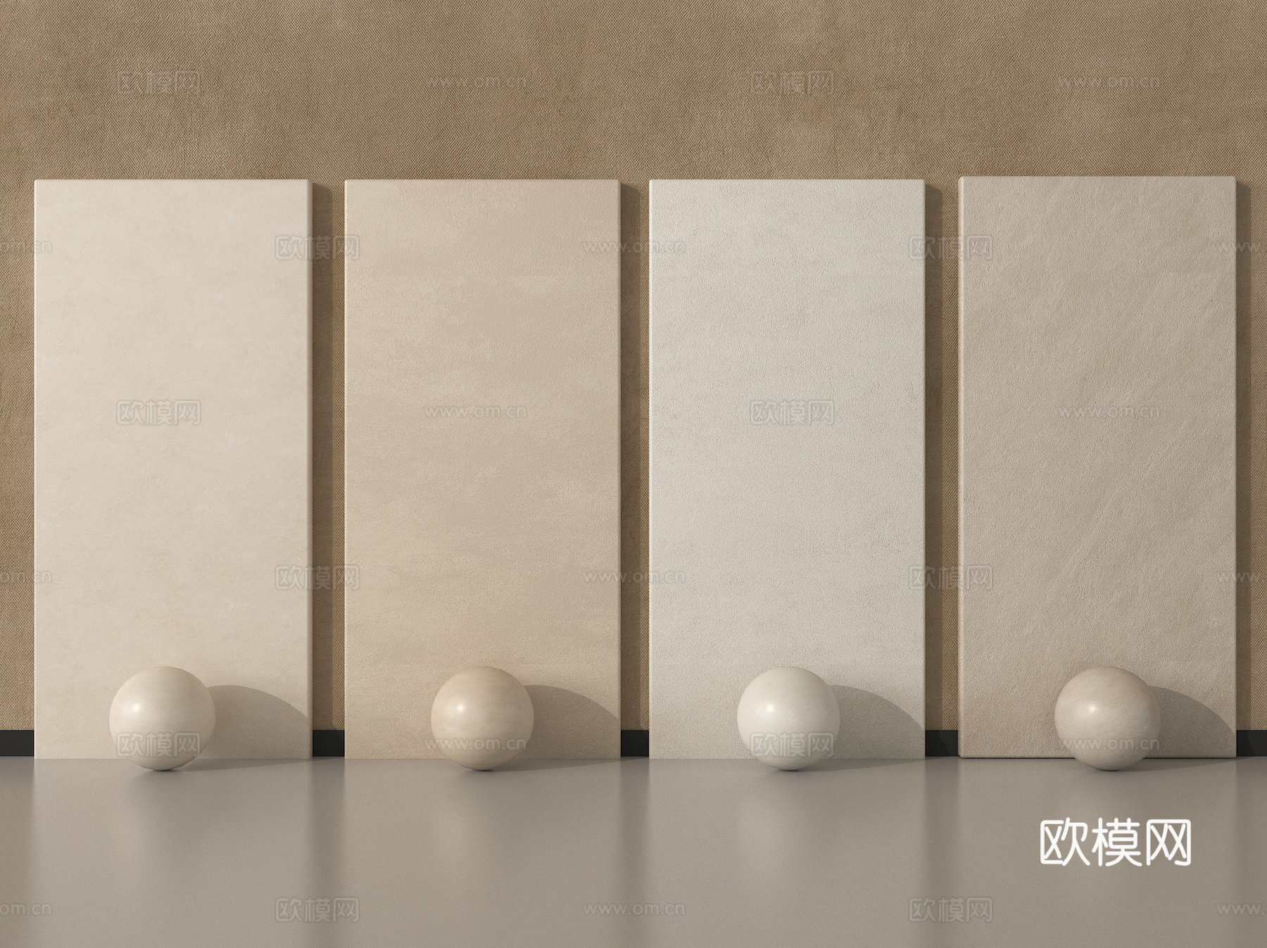 现代涂料 艺术漆 肌理漆 真石漆 微水泥su模型