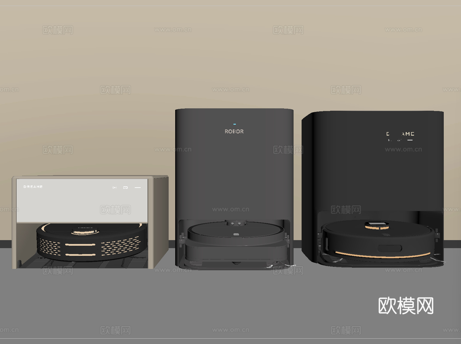现代扫地机器人su模型