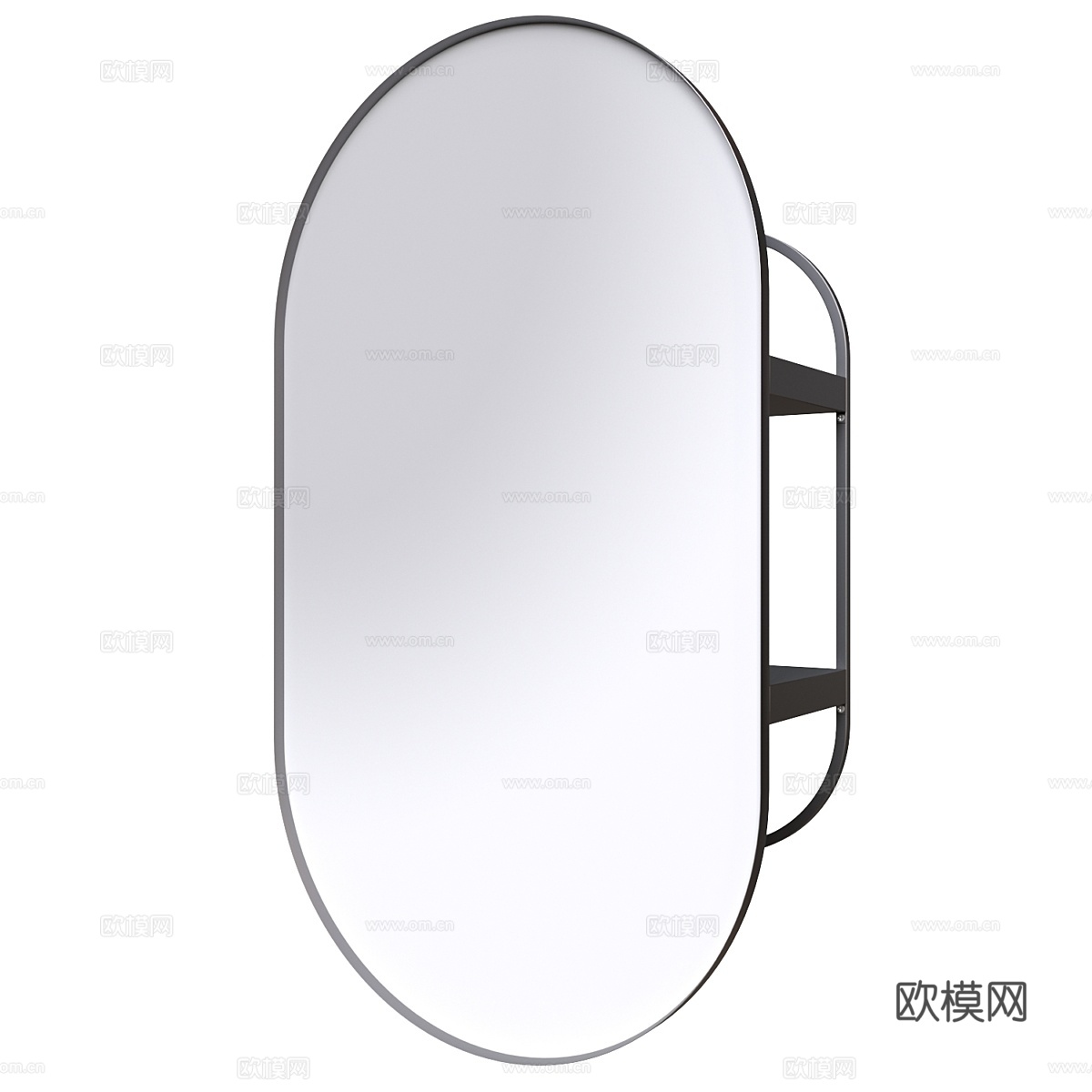 LINDBYN带储物格镜子3d模型下载