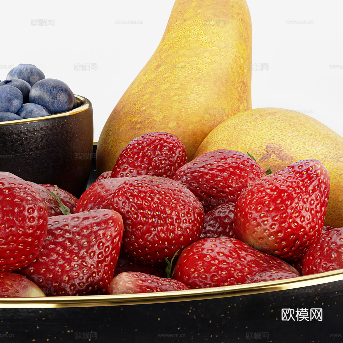 水果 果盘3d模型下载（渲染图5）