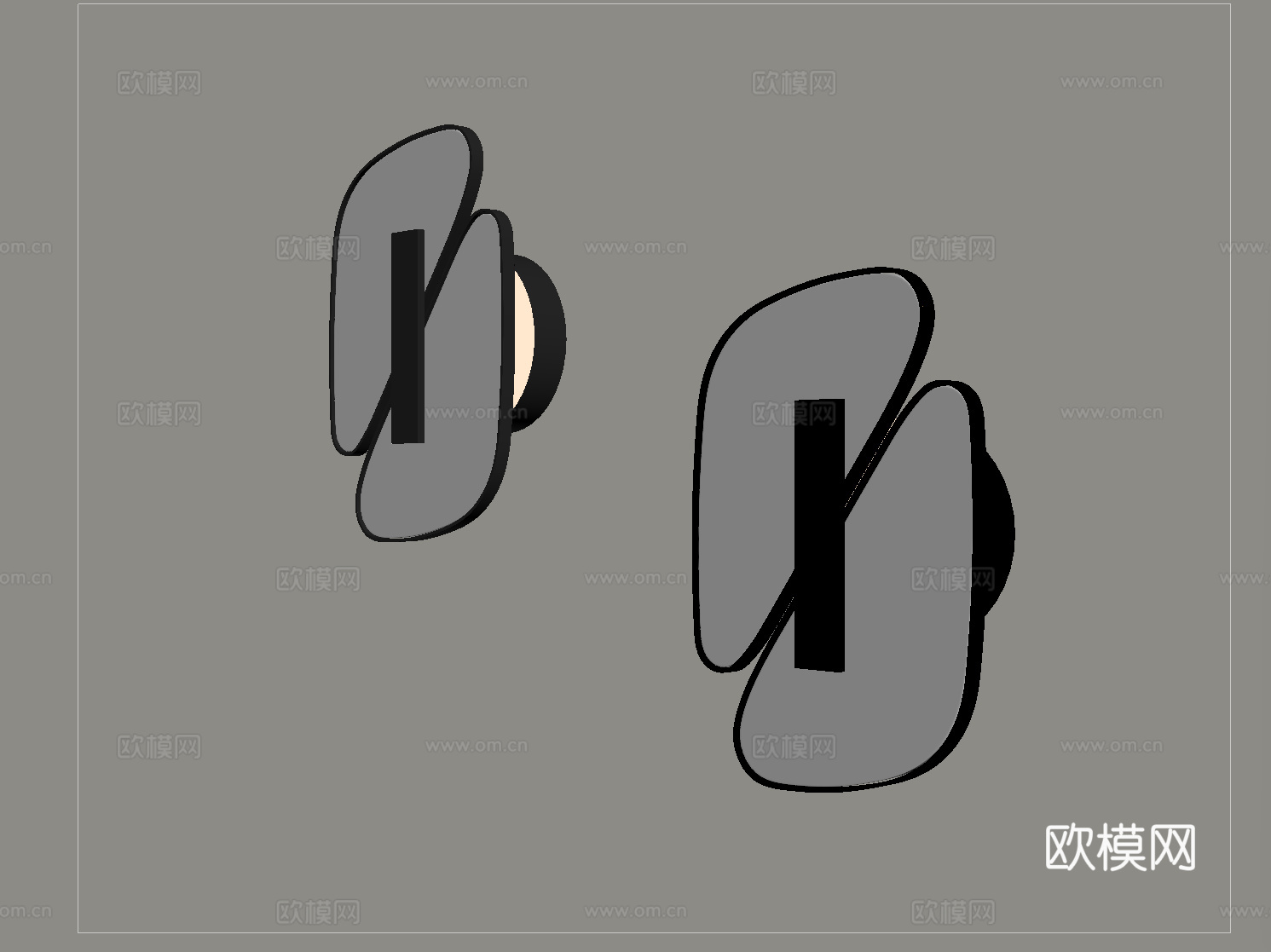 现代壁灯 轻奢壁灯 氛围灯su模型