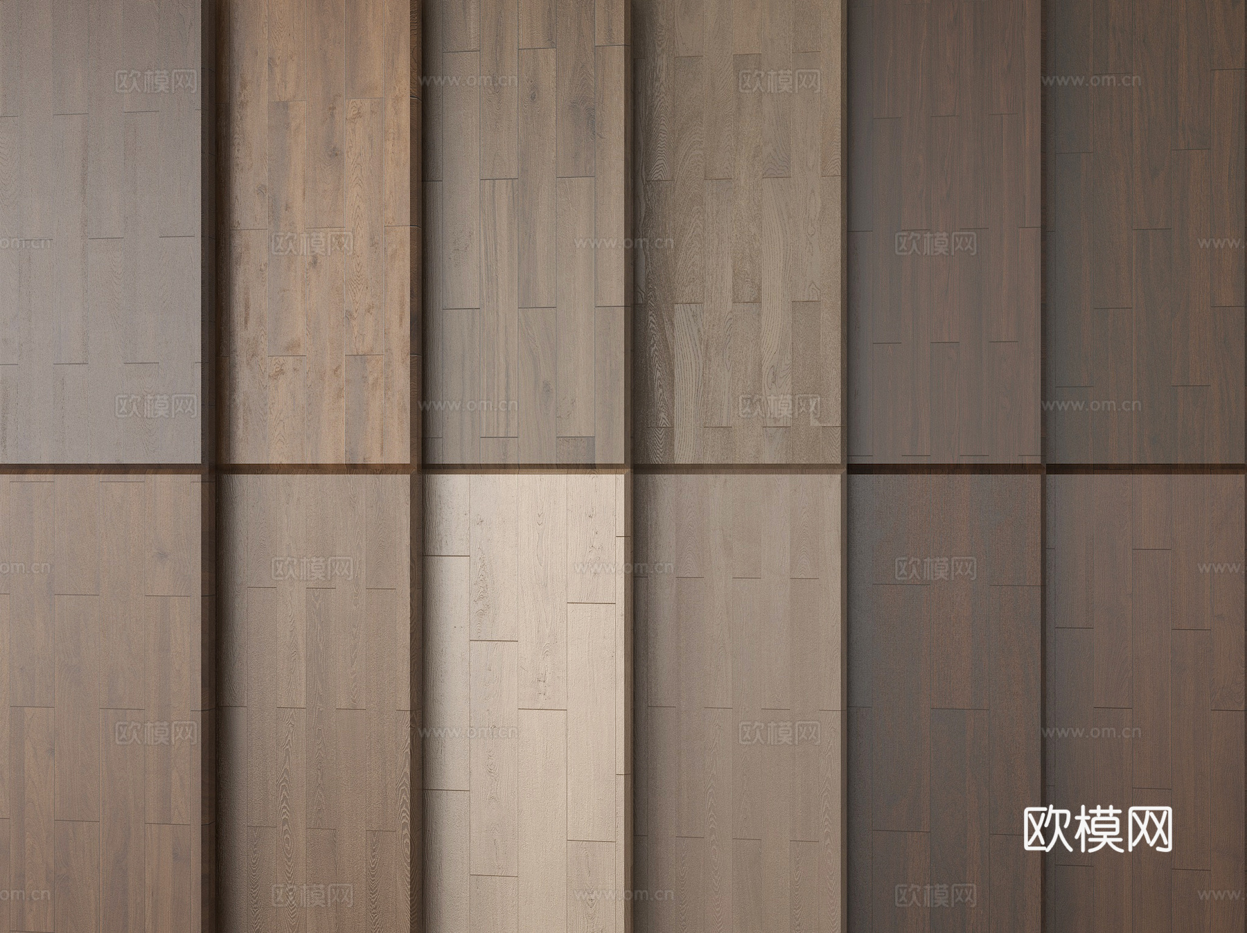现代木地板  拼花木地板su模型