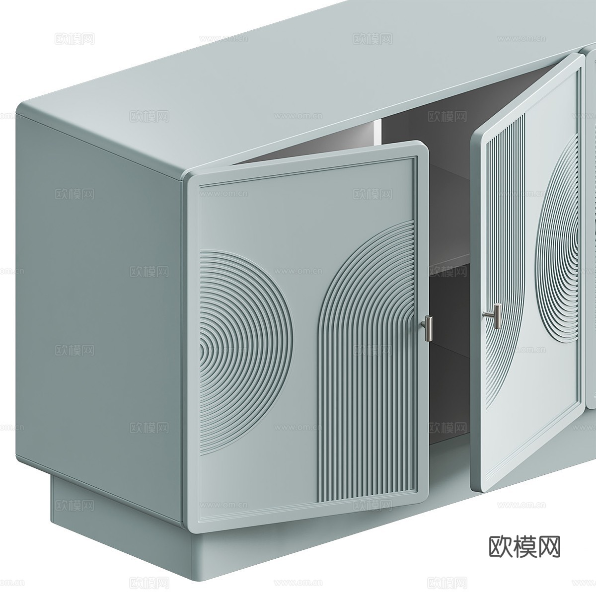 现代奶油风 Monson 边柜3d模型下载（渲染图6）