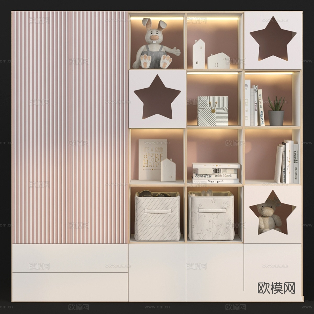 儿童家具定制 2473d模型下载