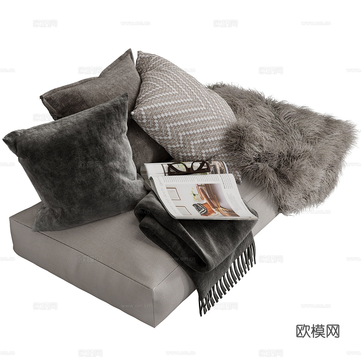 窗台柔软角落装饰23d模型下载