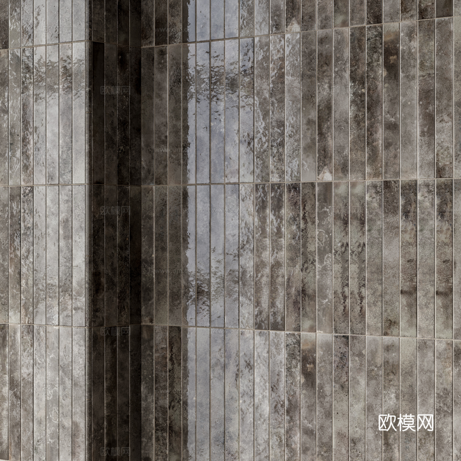 手工砖 卫浴砖 釉面砖 复古墙砖 长方形卫浴小砖su模型