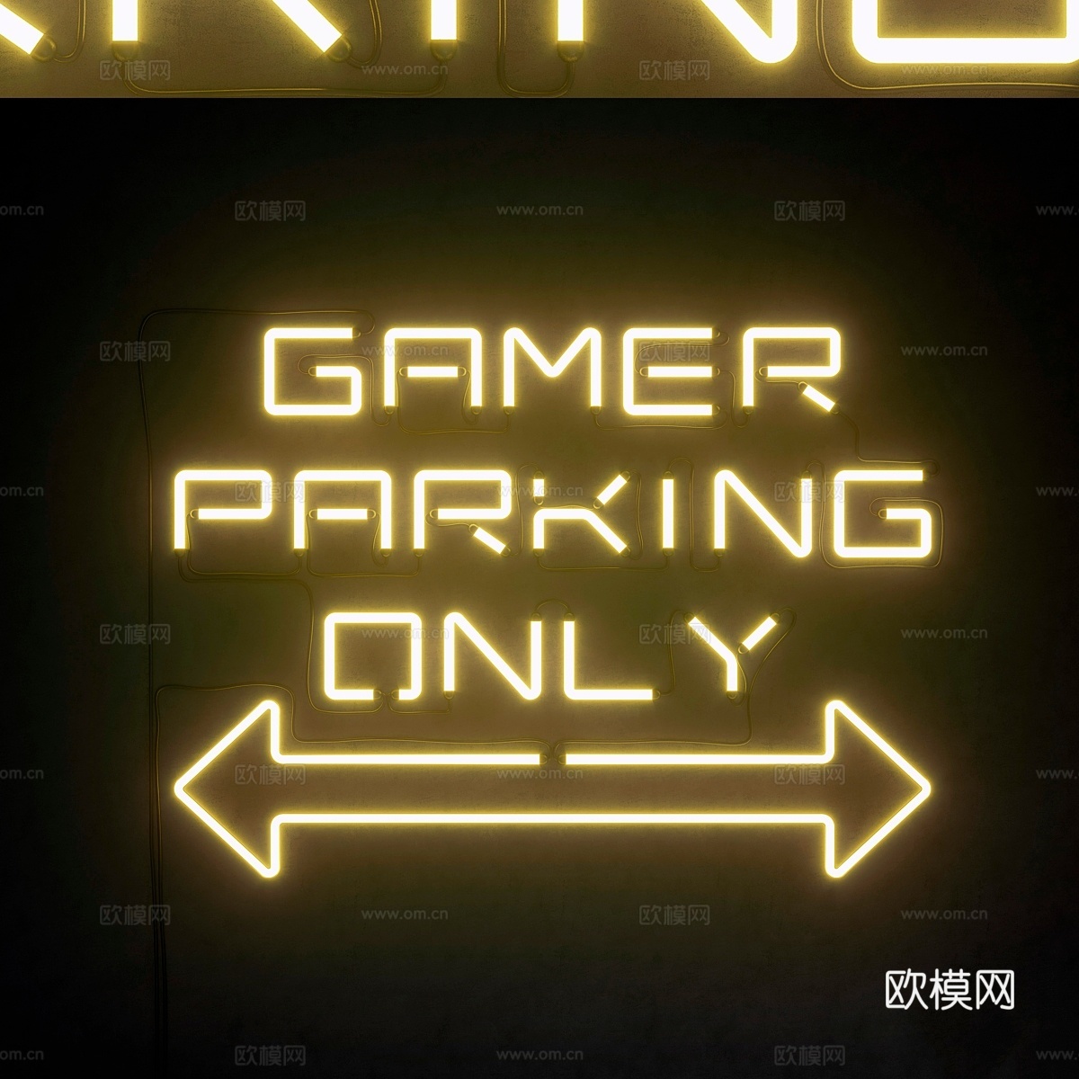 霓虹灯模块套装873d模型下载