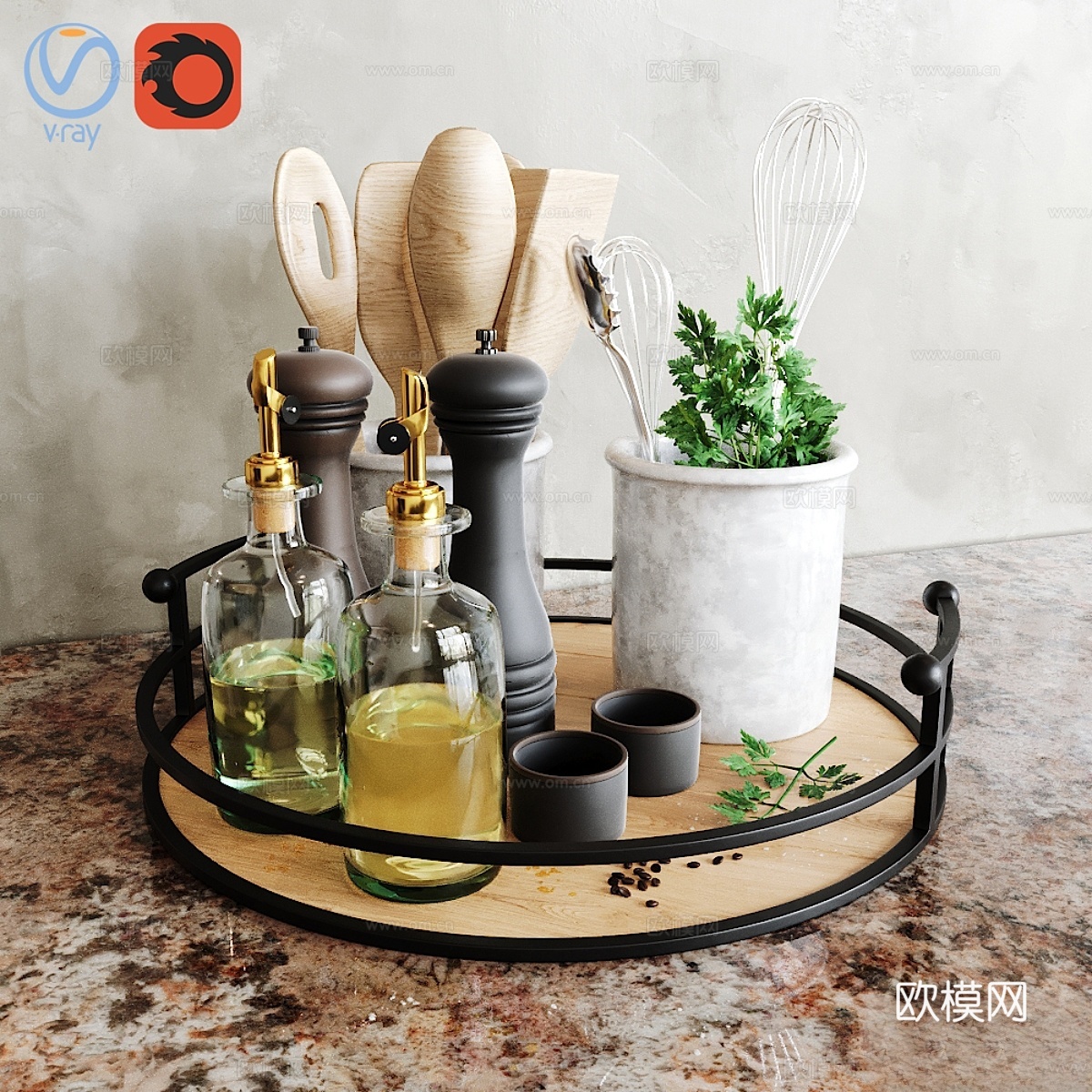 厨房配件3d模型下载