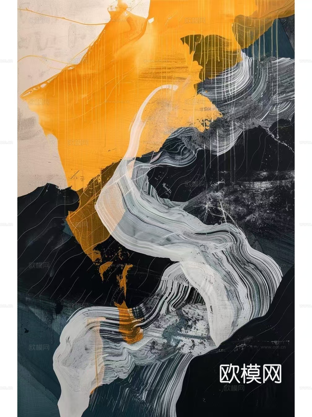 现代挂画 抽象画 艺术画下载