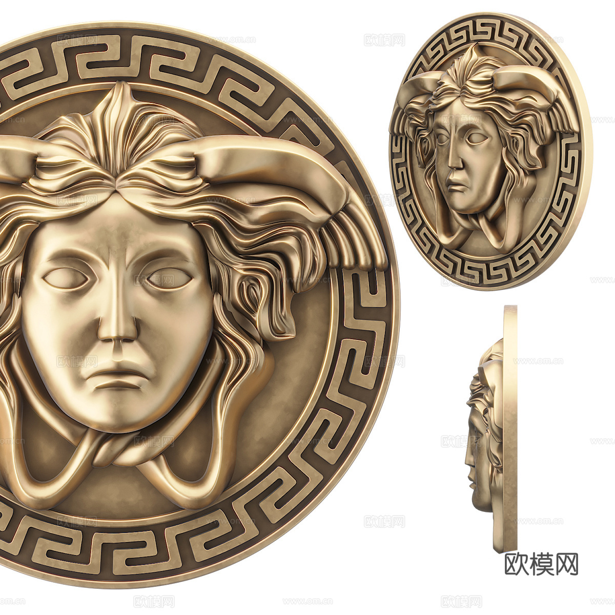 范思哲标志3d模型下载（渲染图1）