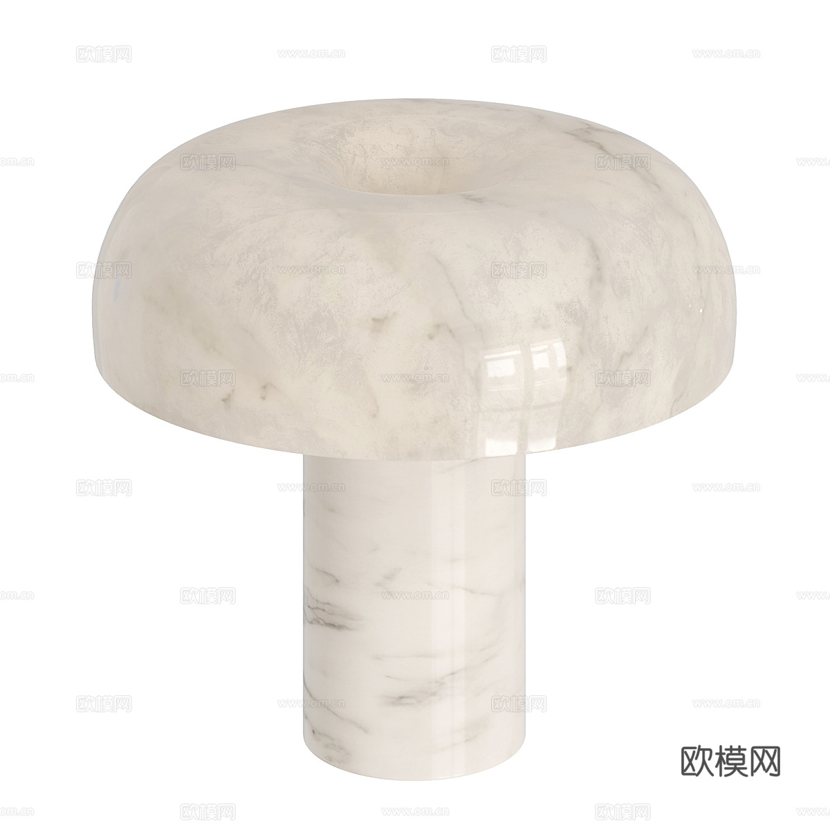 蘑菇型台灯3d模型下载（渲染图2）