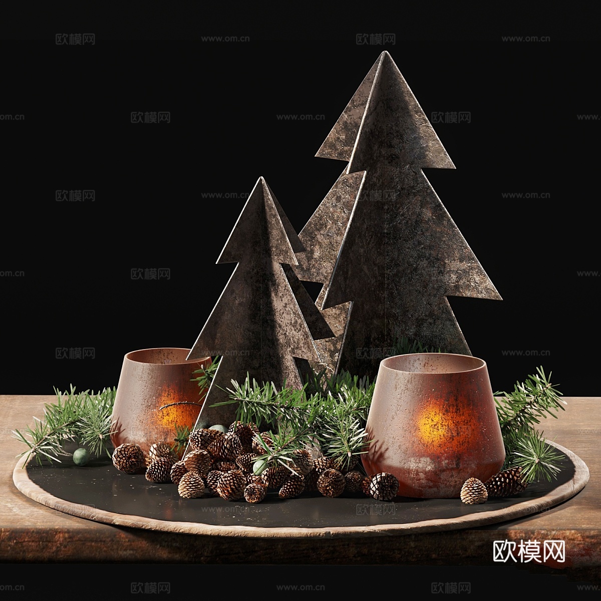 新年装饰3d模型下载