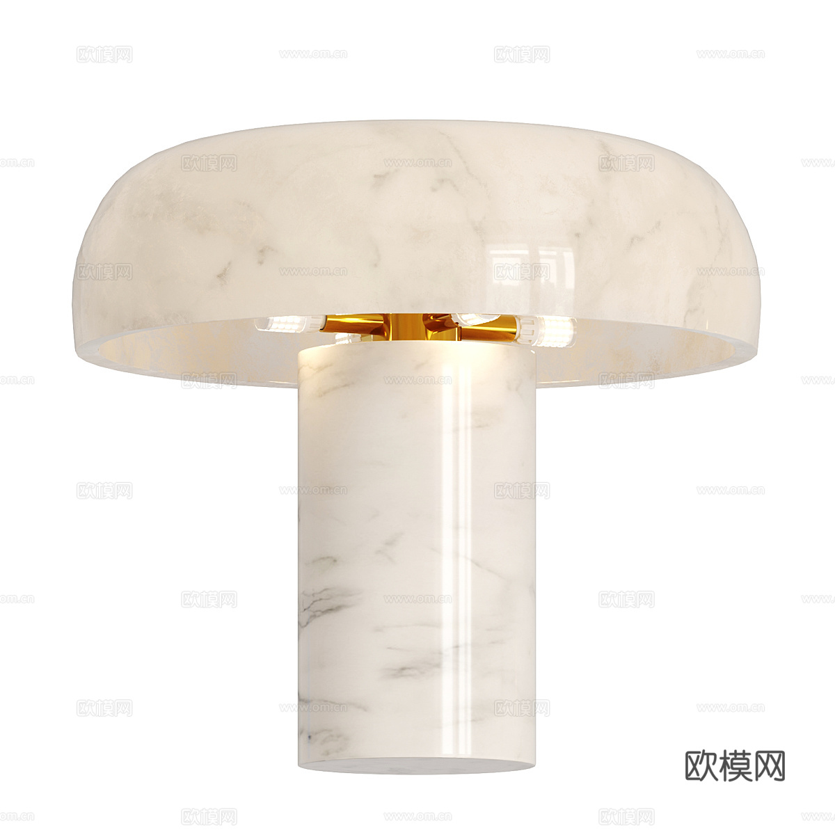 蘑菇型台灯3d模型下载（渲染图3）