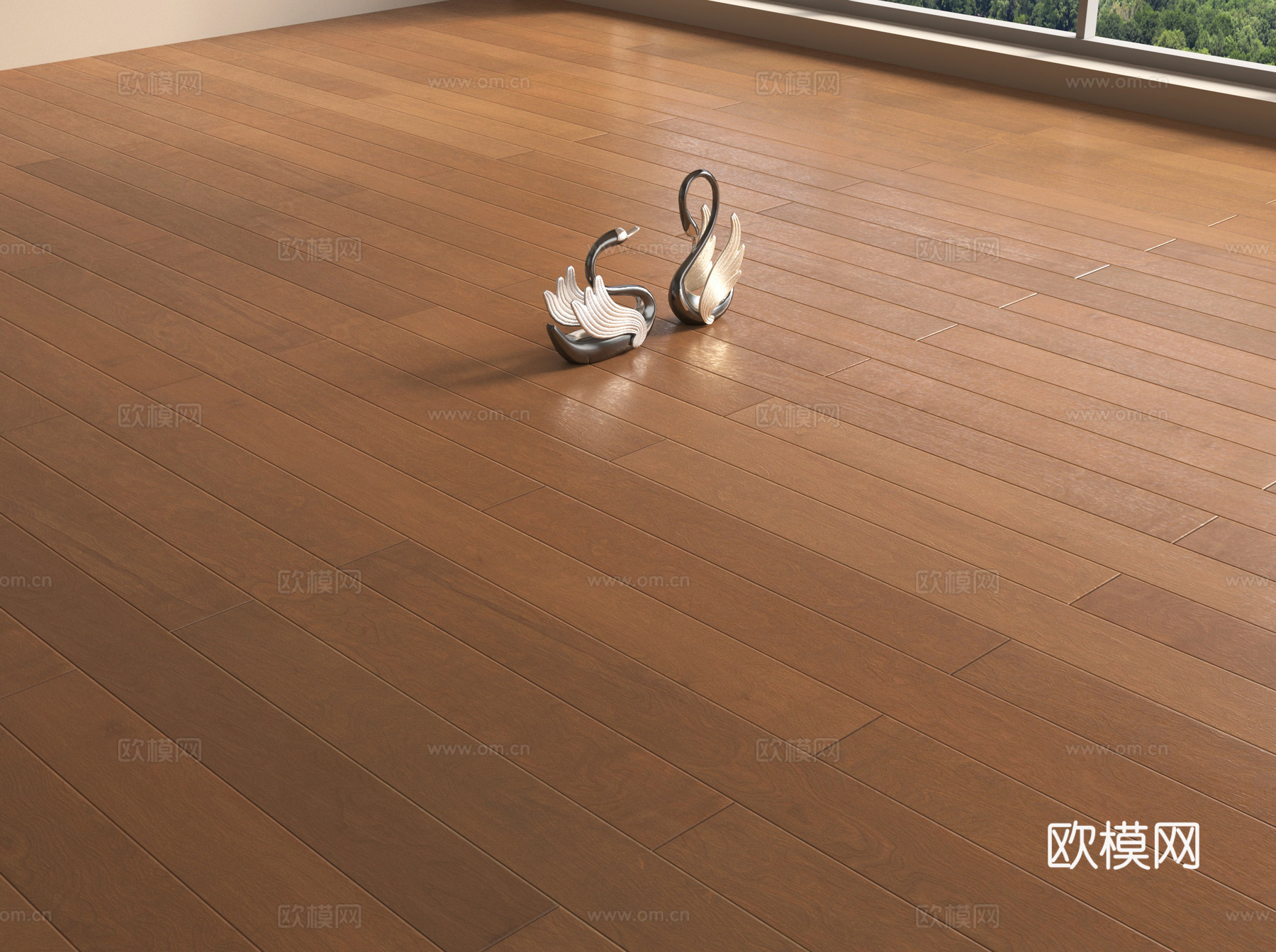 现代木地板 拼花木地板su模型