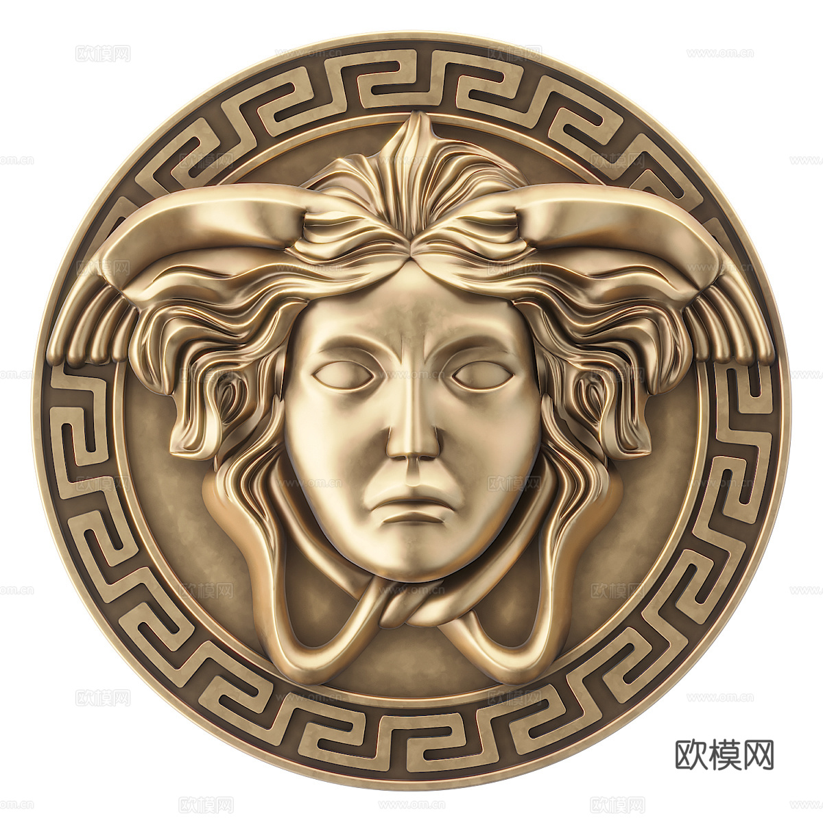 范思哲标志3d模型下载（渲染图2）