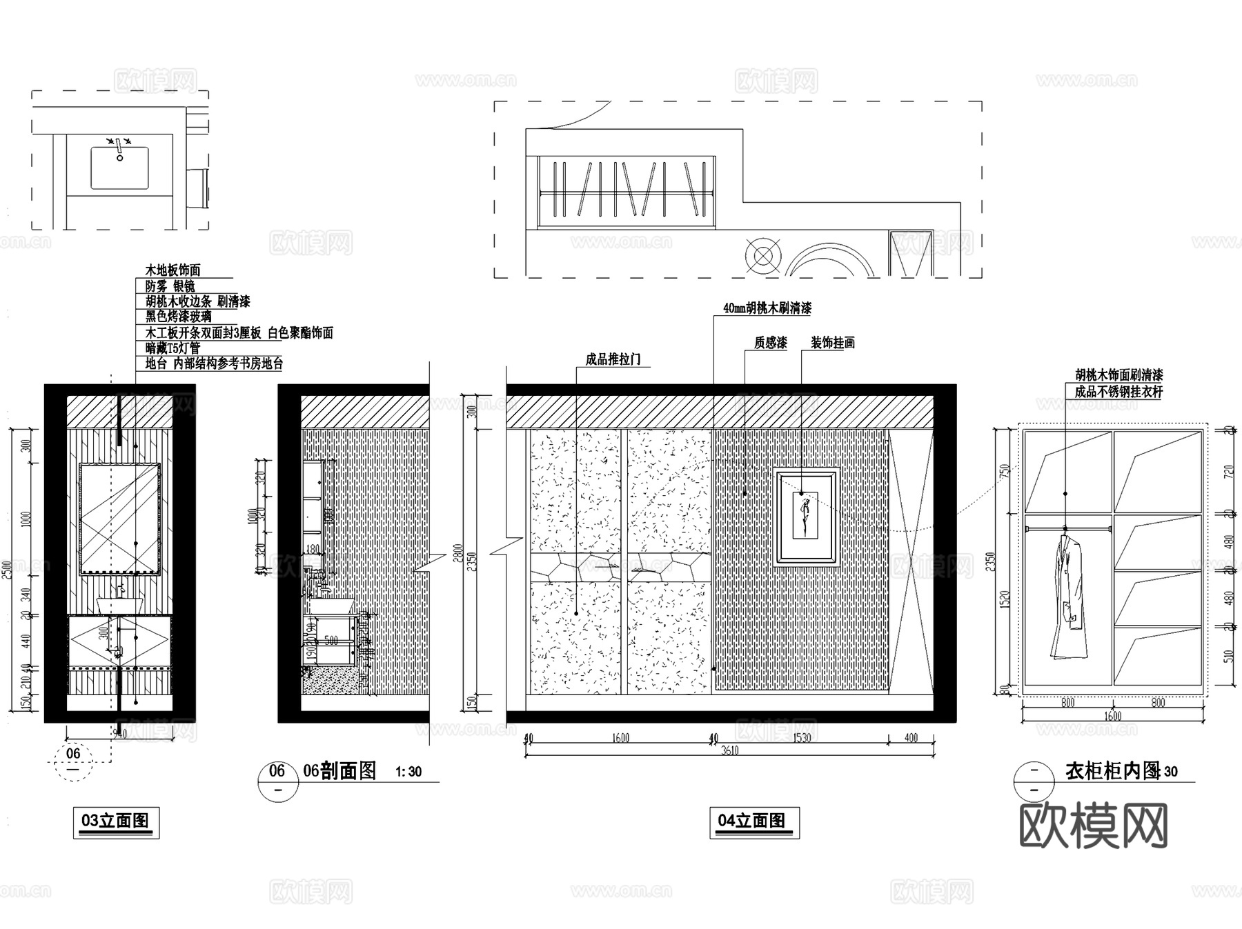 新疆私宅三室两厅一卫室内家装CAD施工图整套+3Dmax模型cad施工图