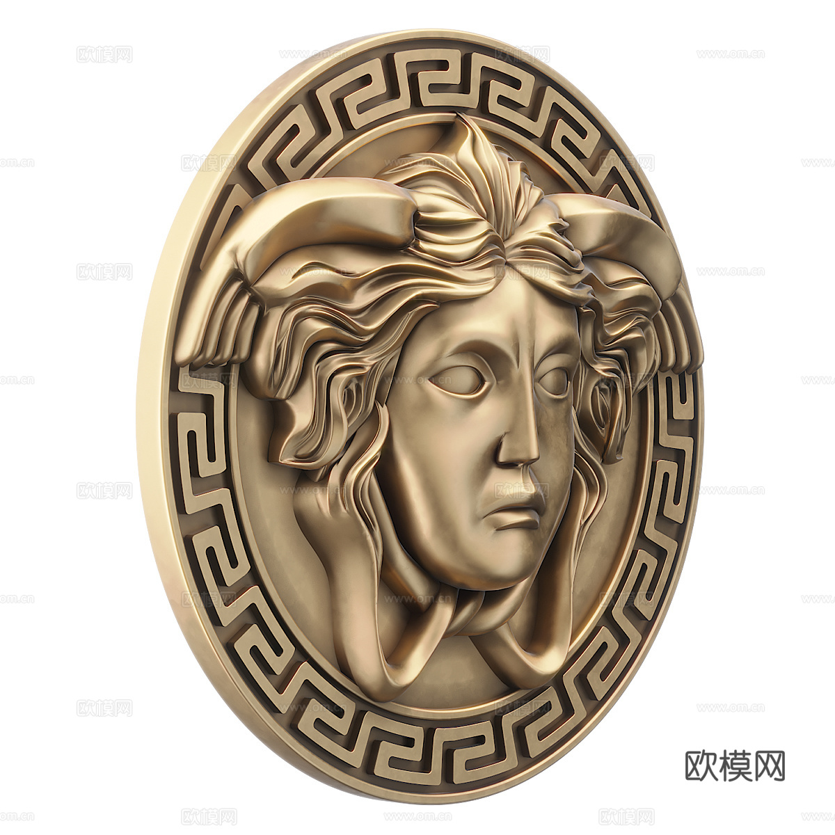 范思哲标志3d模型下载（渲染图3）