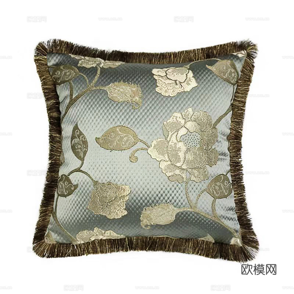 中式抱枕 枕头 印花抱枕 刺绣抱枕
