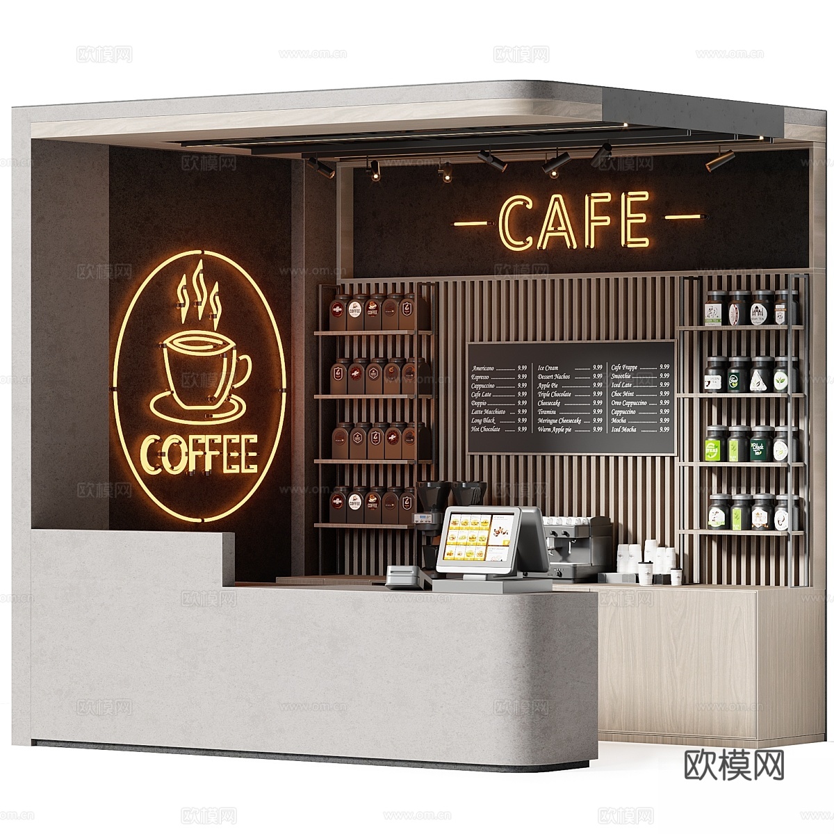 咖啡馆 vol 333d模型下载