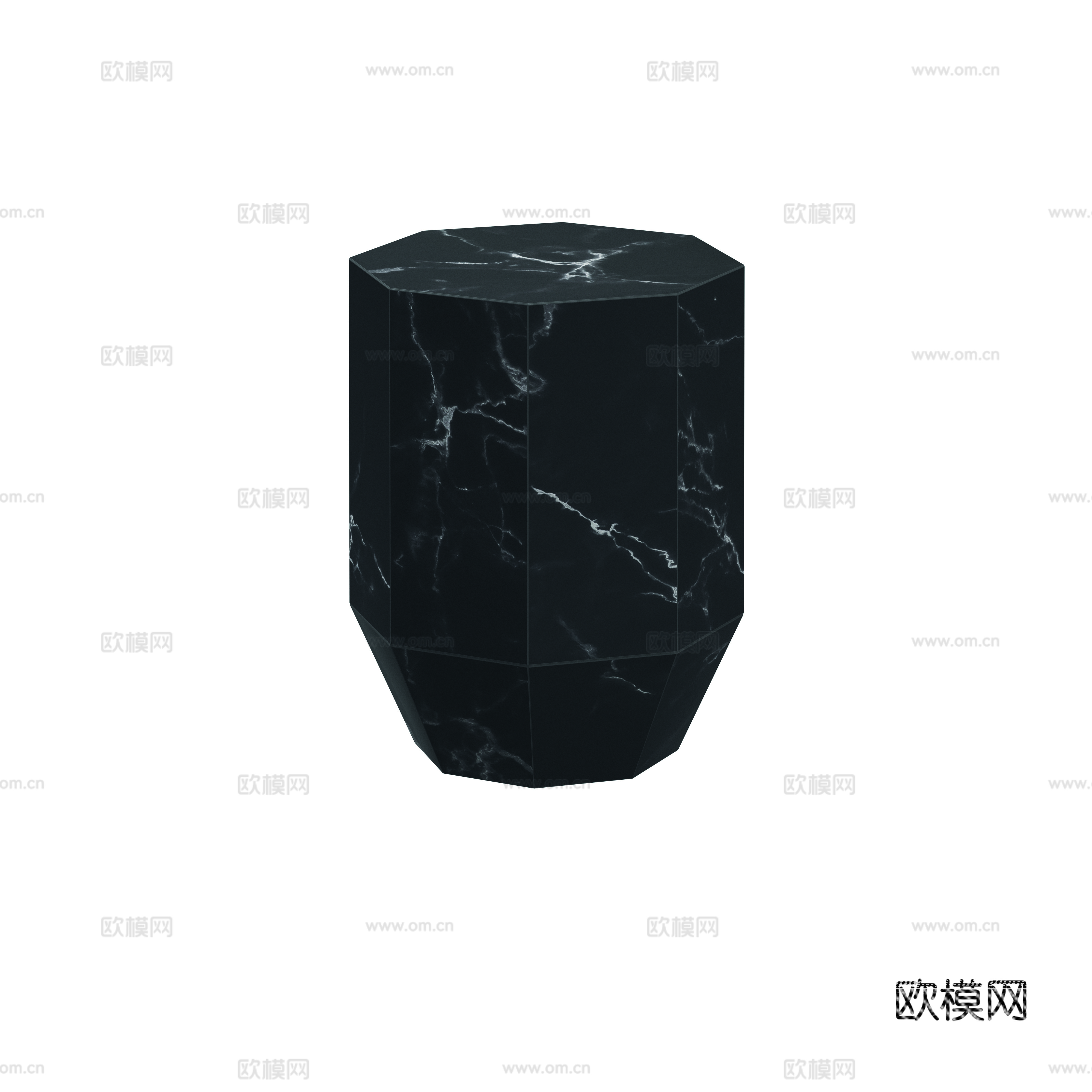 gloster 户外茶几 大理石 高茶几su模型