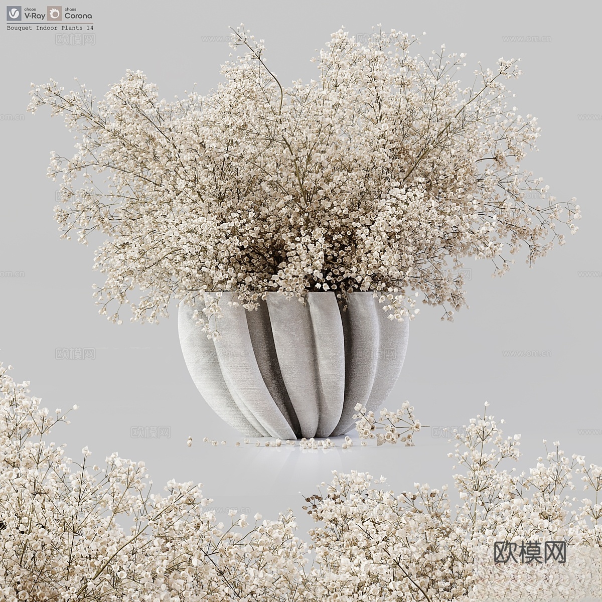 花束室内植物143d模型下载