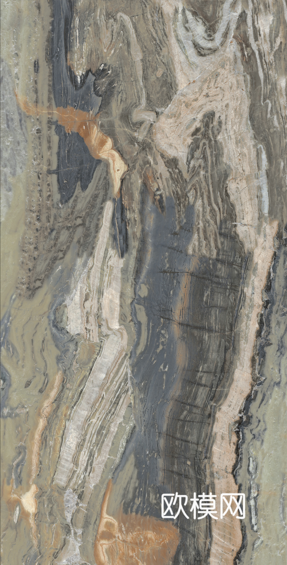 亚马逊绿大理石岩石纹理