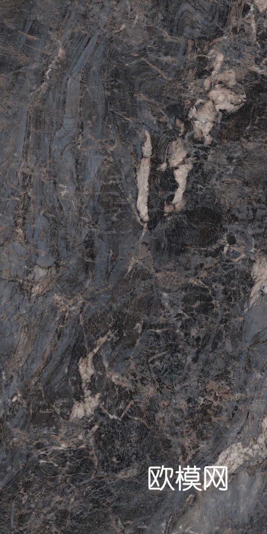 深灰大理石黑色岩石纹理