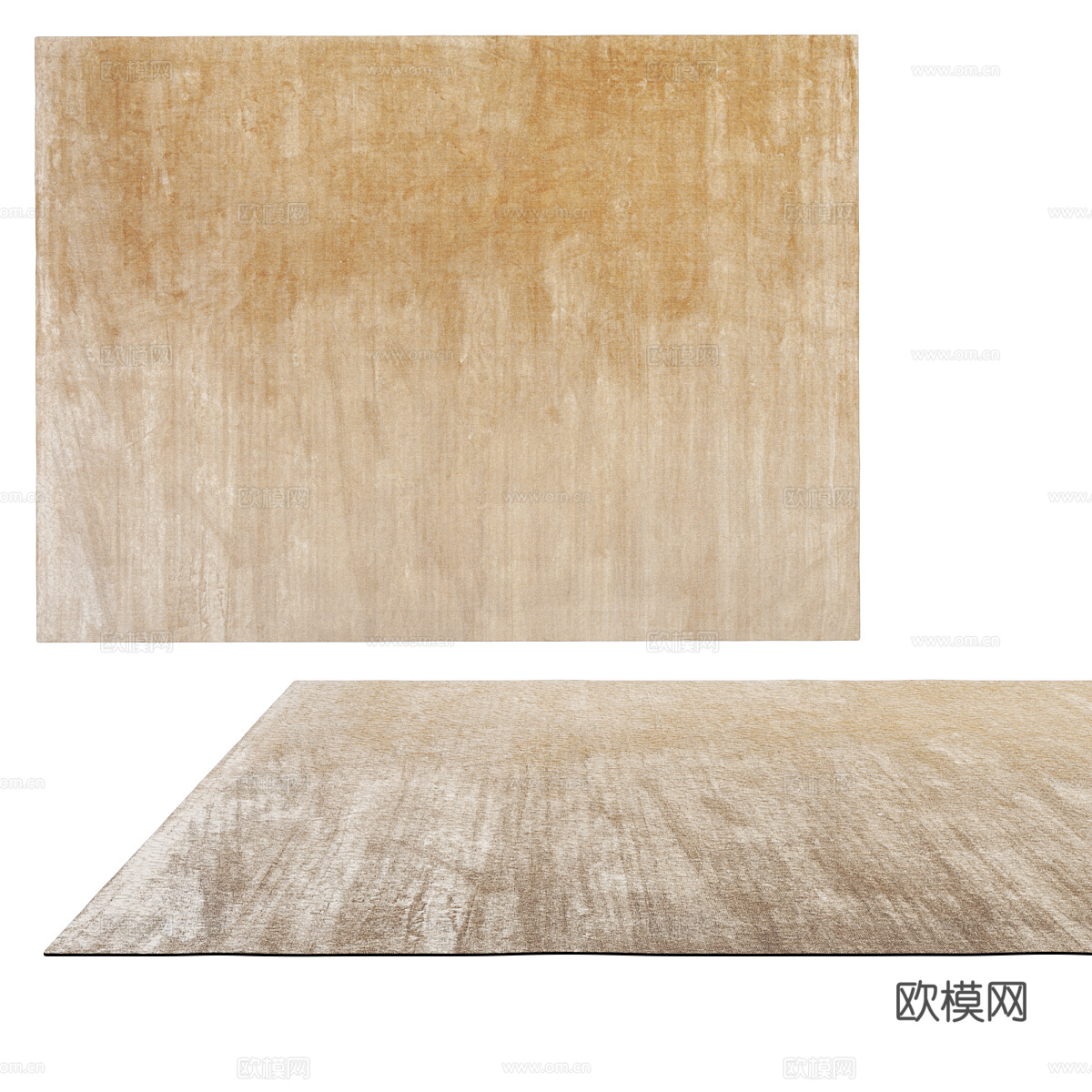 现代简约地毯 装饰地毯 客厅地毯3d模型下载