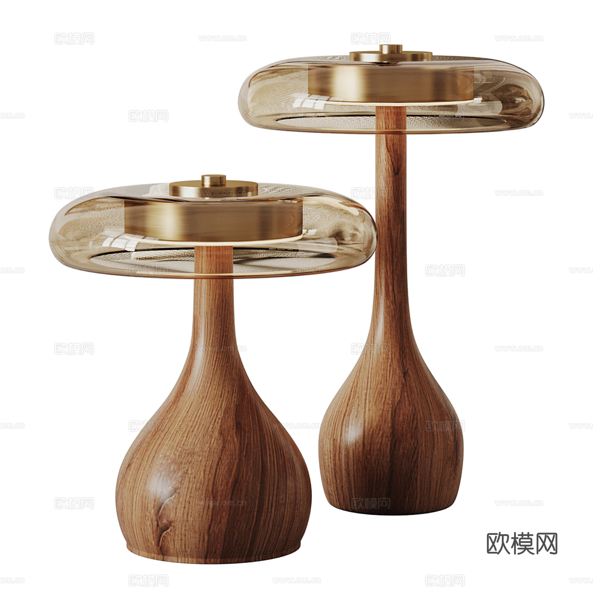 轻奢台灯su模型