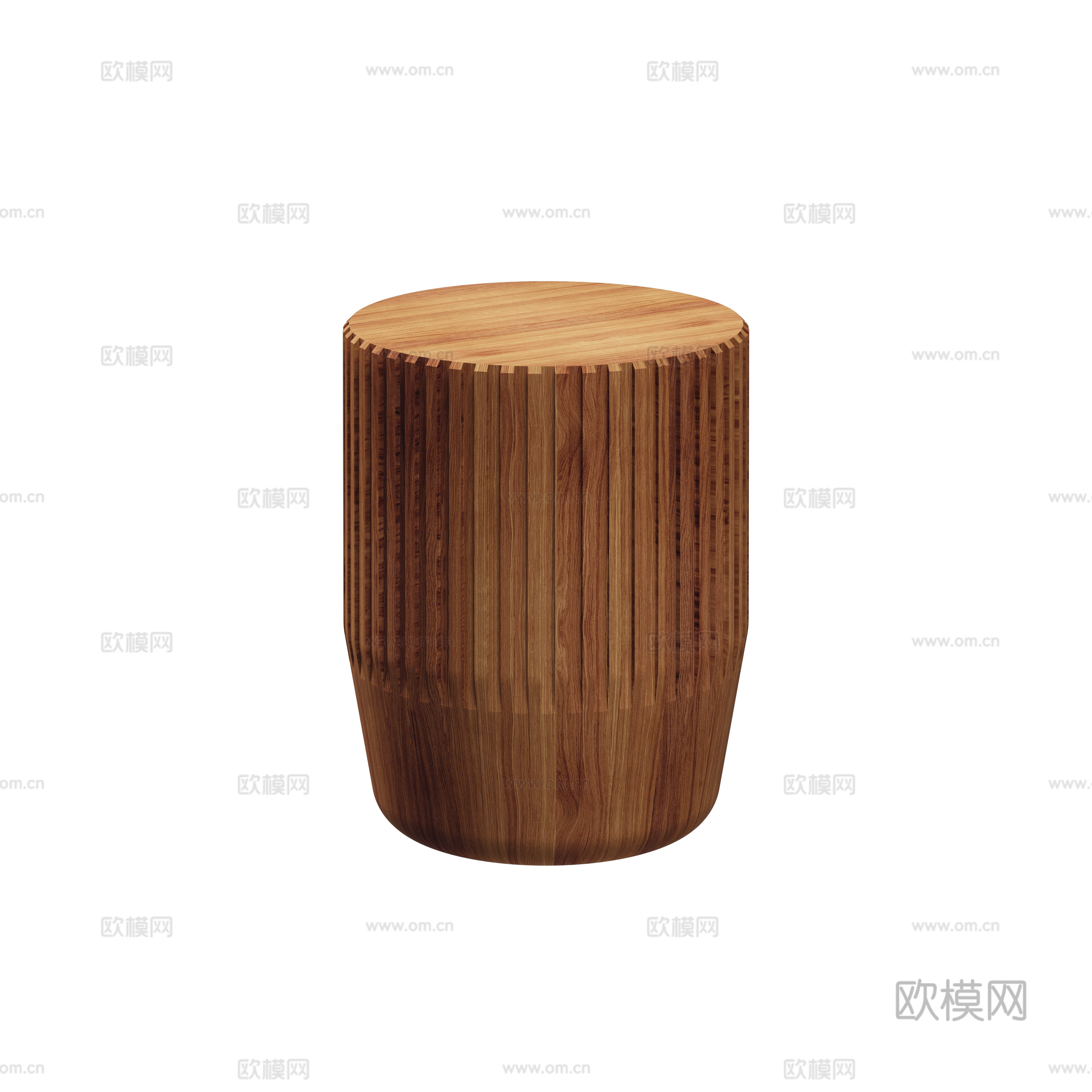 gloster 户外茶几 圆形柚木茶几su模型