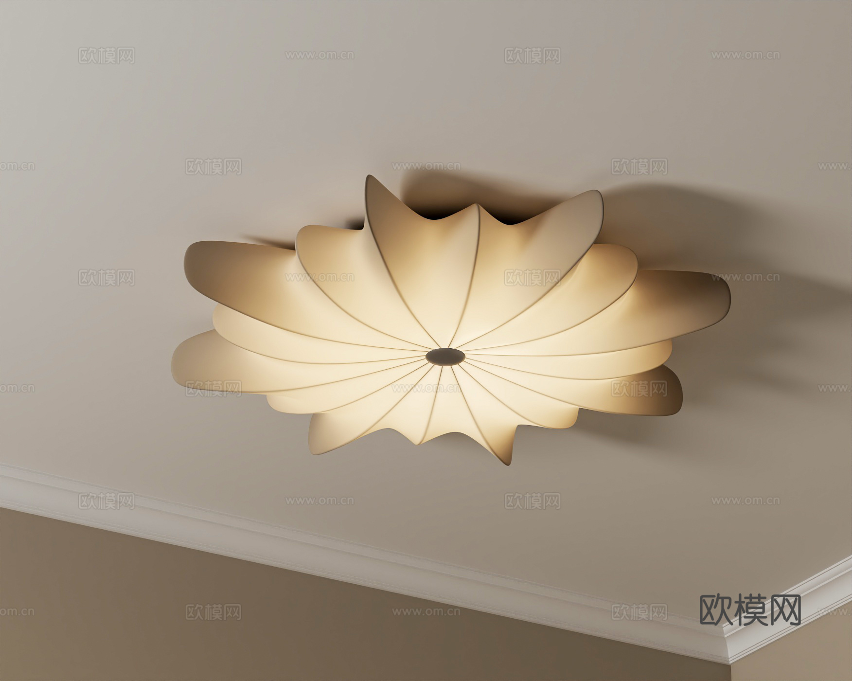 侘寂吸顶灯 法式吸顶灯 卧室吸顶灯 客厅吸顶灯 艺术吸顶灯3d模型下载