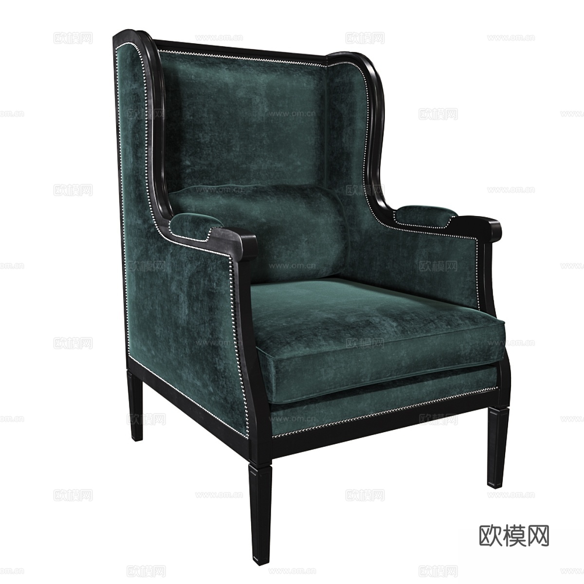 加利亚七座扶手椅3d模型下载