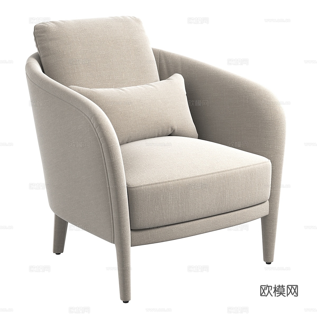 Hugues La Redoute扶手椅3d模型下载