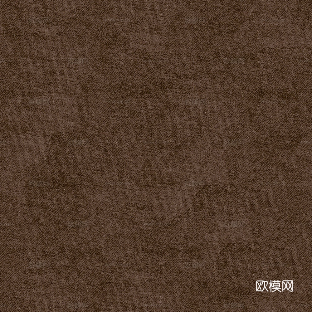 现代中古深咖色绒布布纹贴图
