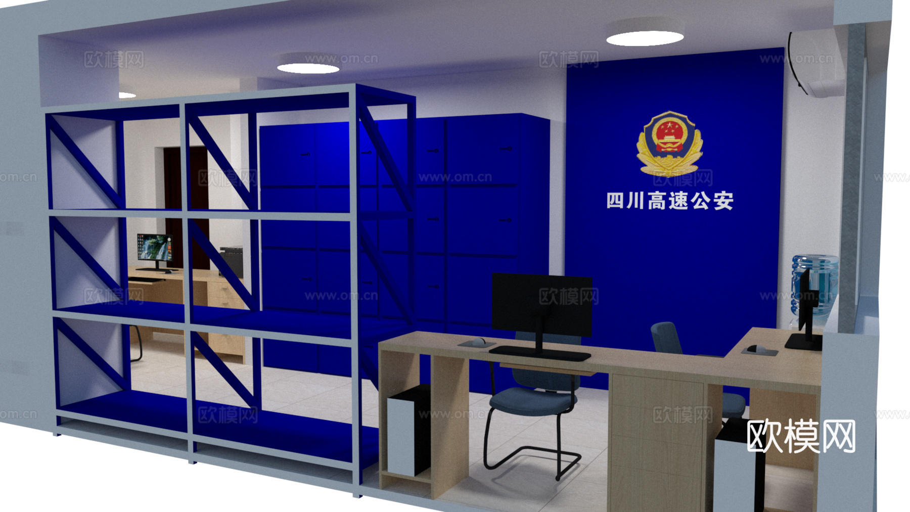 岗亭改造装修布置图免费su模型