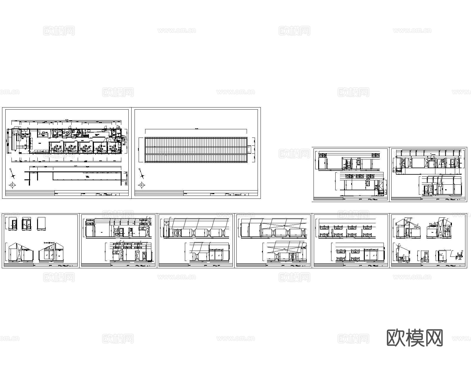 牙科诊所cad施工图