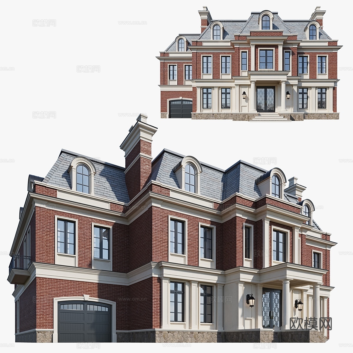 经典住宅43d模型下载