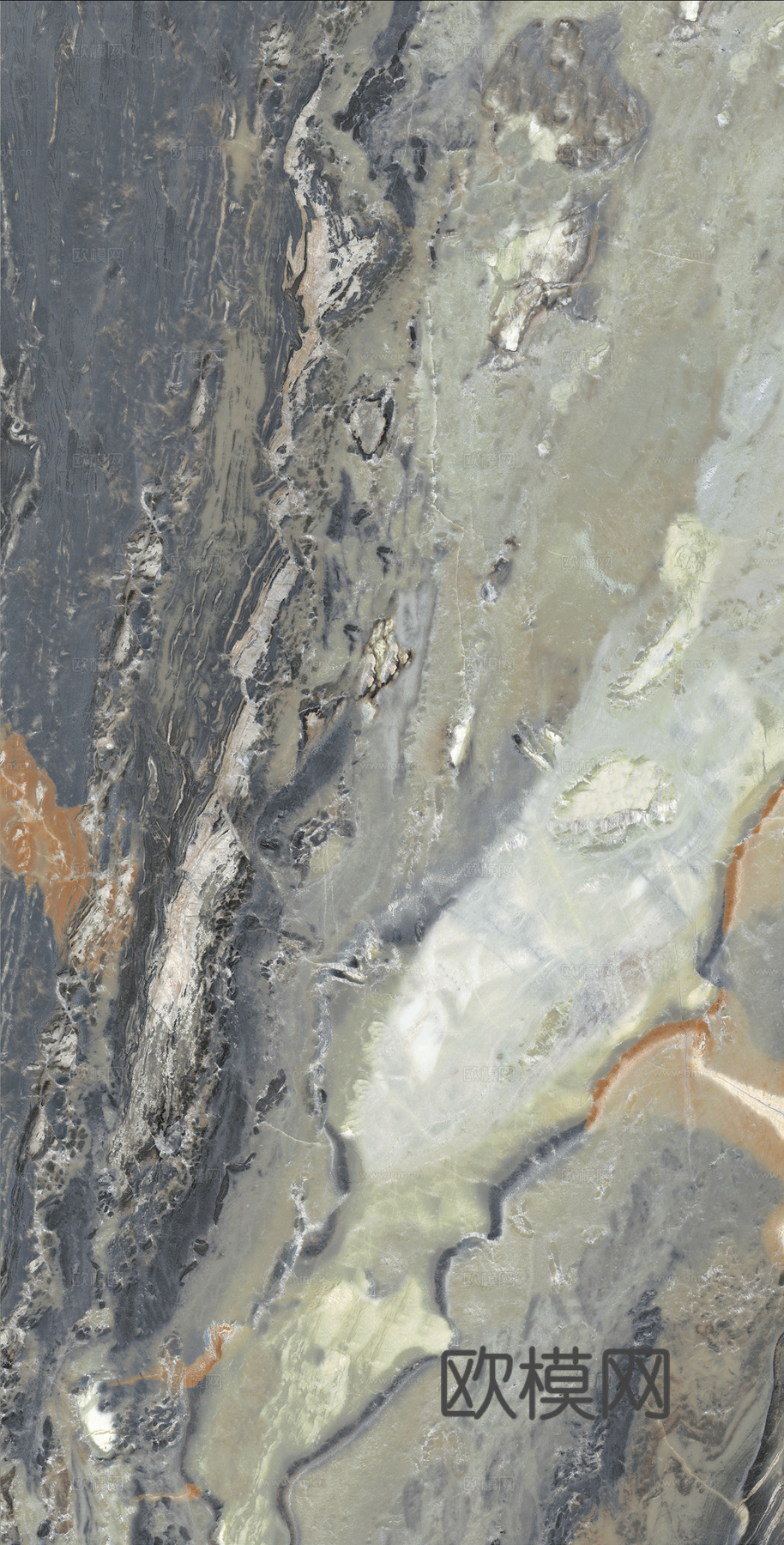 亚马逊绿大理石岩石纹理