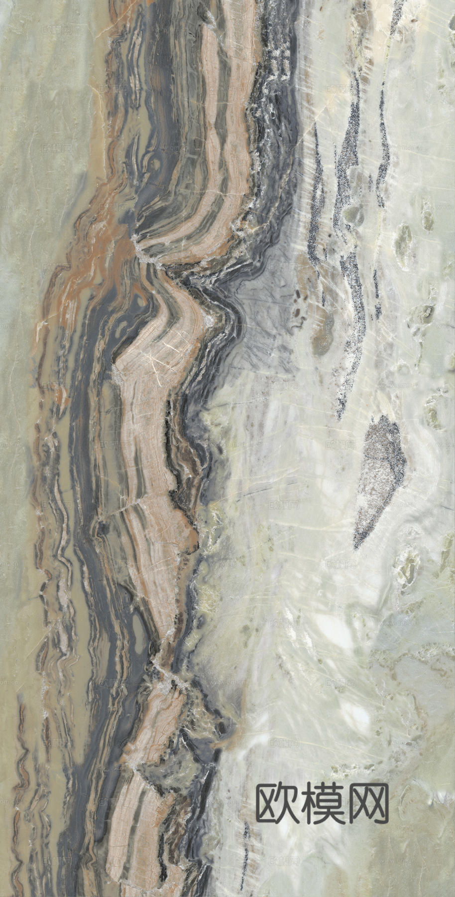 亚马逊绿大理石岩石纹理