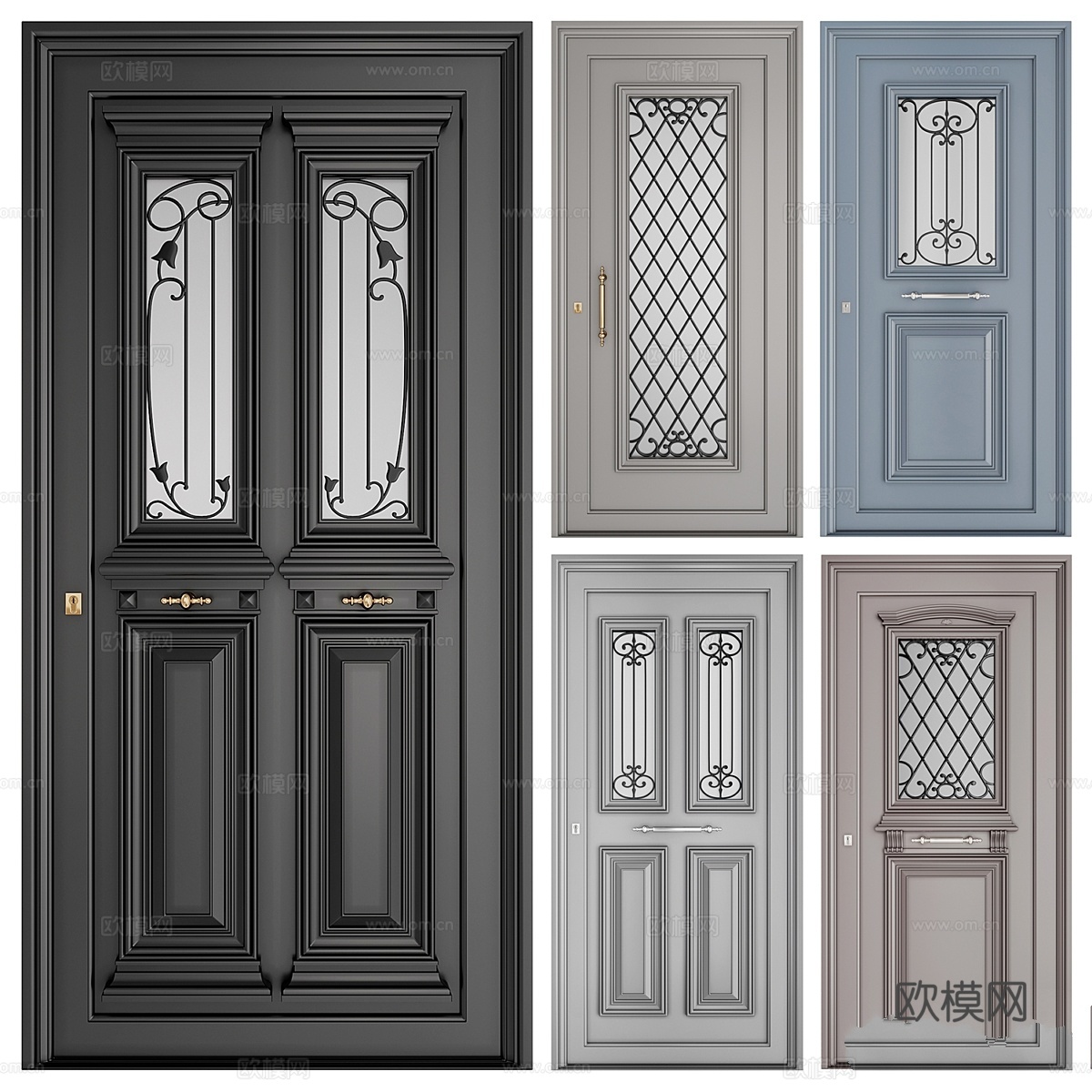 外门3d模型下载